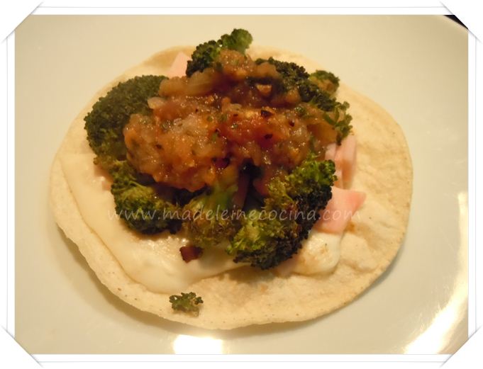 Tostadas con brócoli