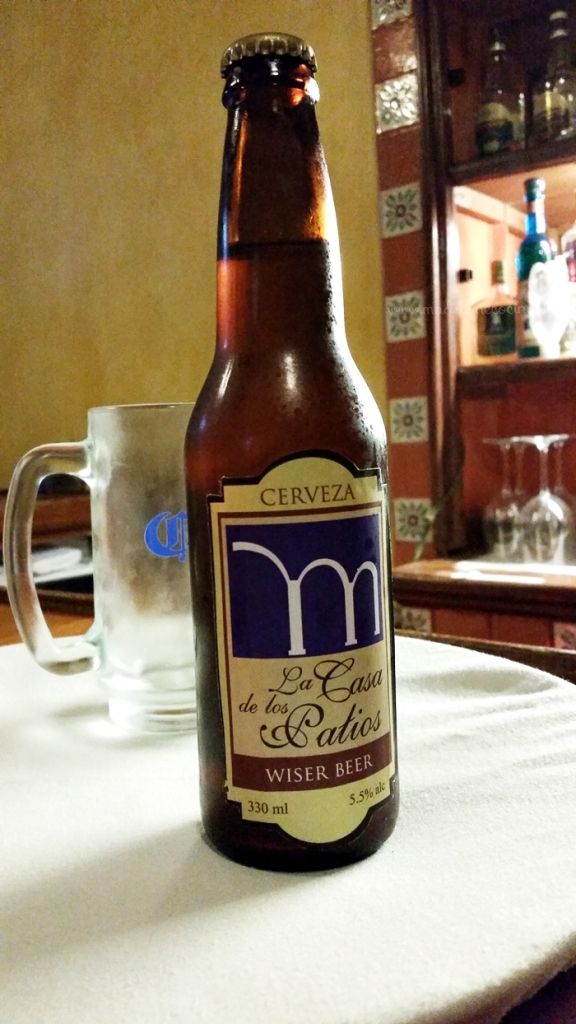 La cerveza del hotel