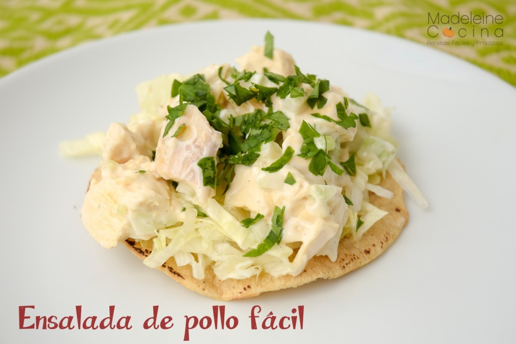 Ensalada De Pollo Fácil | Madeleine Cocina